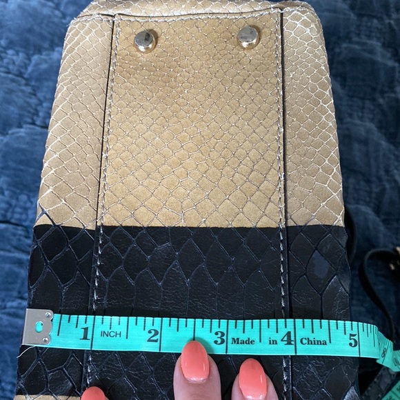 Kate Spade Little Nadine Sugar Beach Snakeskin Satchel - Picture 9 of 11